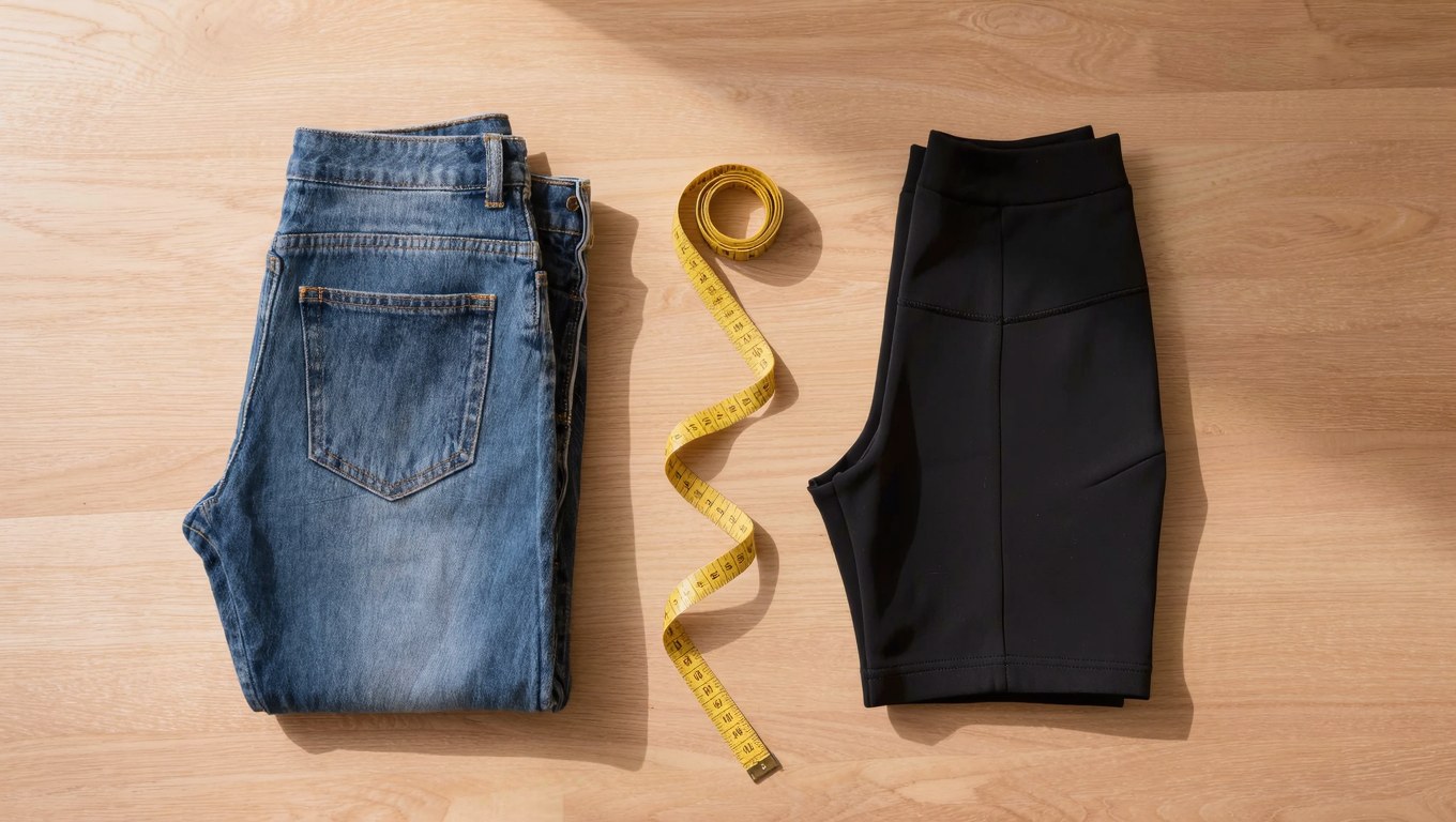 Jeans Size to Leggings Size: A 27 Is a 28-Inch Waist, and Here's Where That Lands
